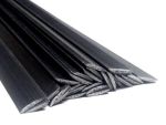 Plastique baguettes de soudure PP-ET2X 8x1mm Plat Noir 25 Barres